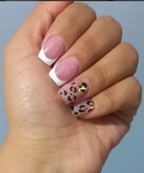 French con leopardo